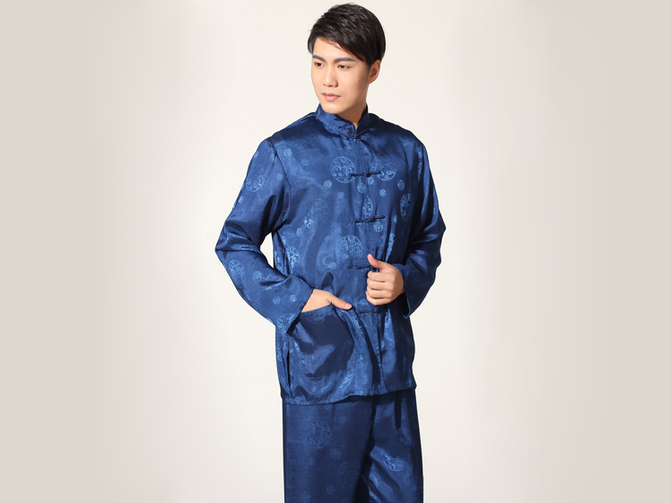 Tai Chi Clothing Long-sleeve Casual Style Linen Suit